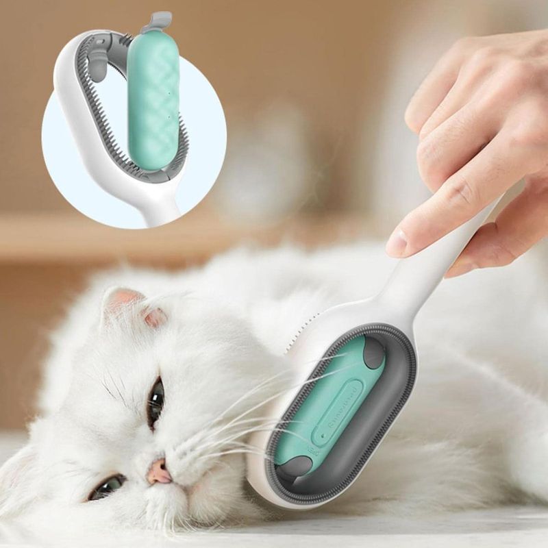 TATEE - Peine para mascotas con tanque de agua para gatos y perros
