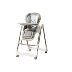 GOLDEN BABY'S - Silla de comer Plegable Multifuncional 3 en 1 de bebé Gris