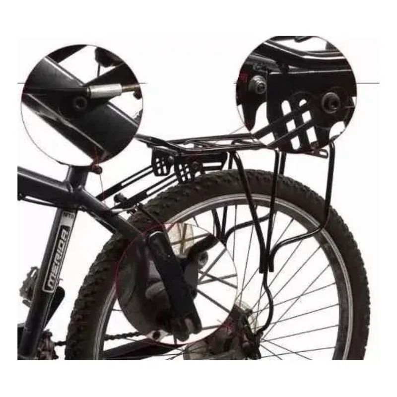 LISM - Parrilla Bicicleta Aluminio Freno Disco Y Vbrake