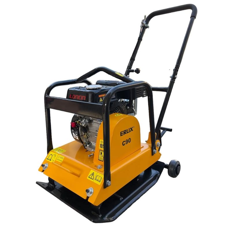 ALTERNATIVE - Placa Compactadora 90kg 6.5 Hp - Motor Loncin Profesional