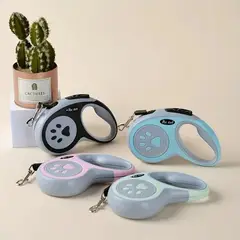 GENERICO - Lazo de perro retráctil de nailon duradero de 5 m