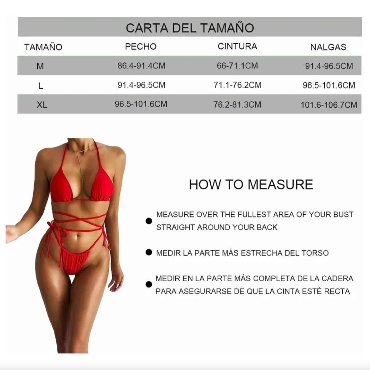 EDWINAYY - Traje Ba?o Bikini Mujer Triángulo Sexy Push Up Copa Completo