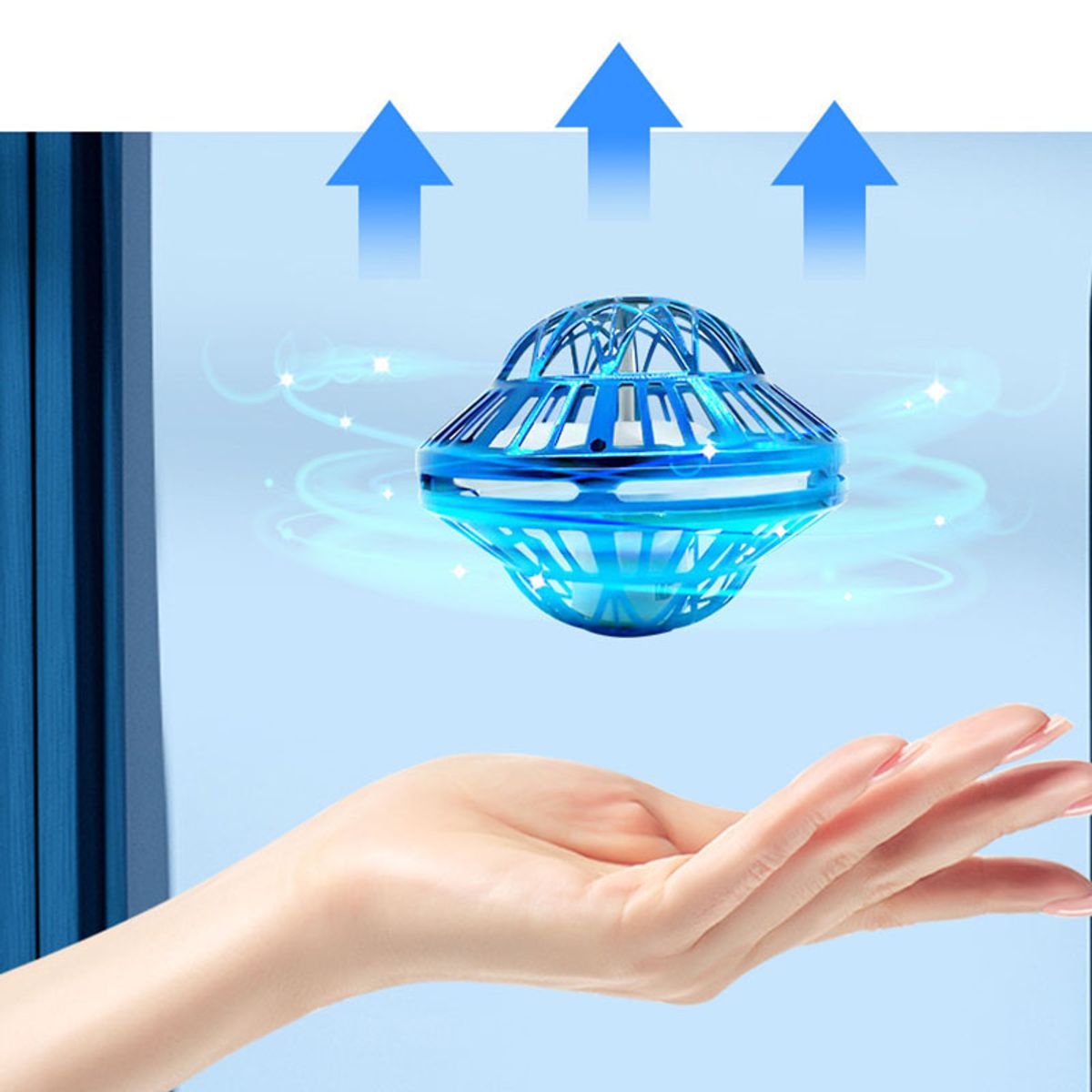 EDWINAYY - Flying Saucer Spinning Volador Toy Volador De Bolas Voladora