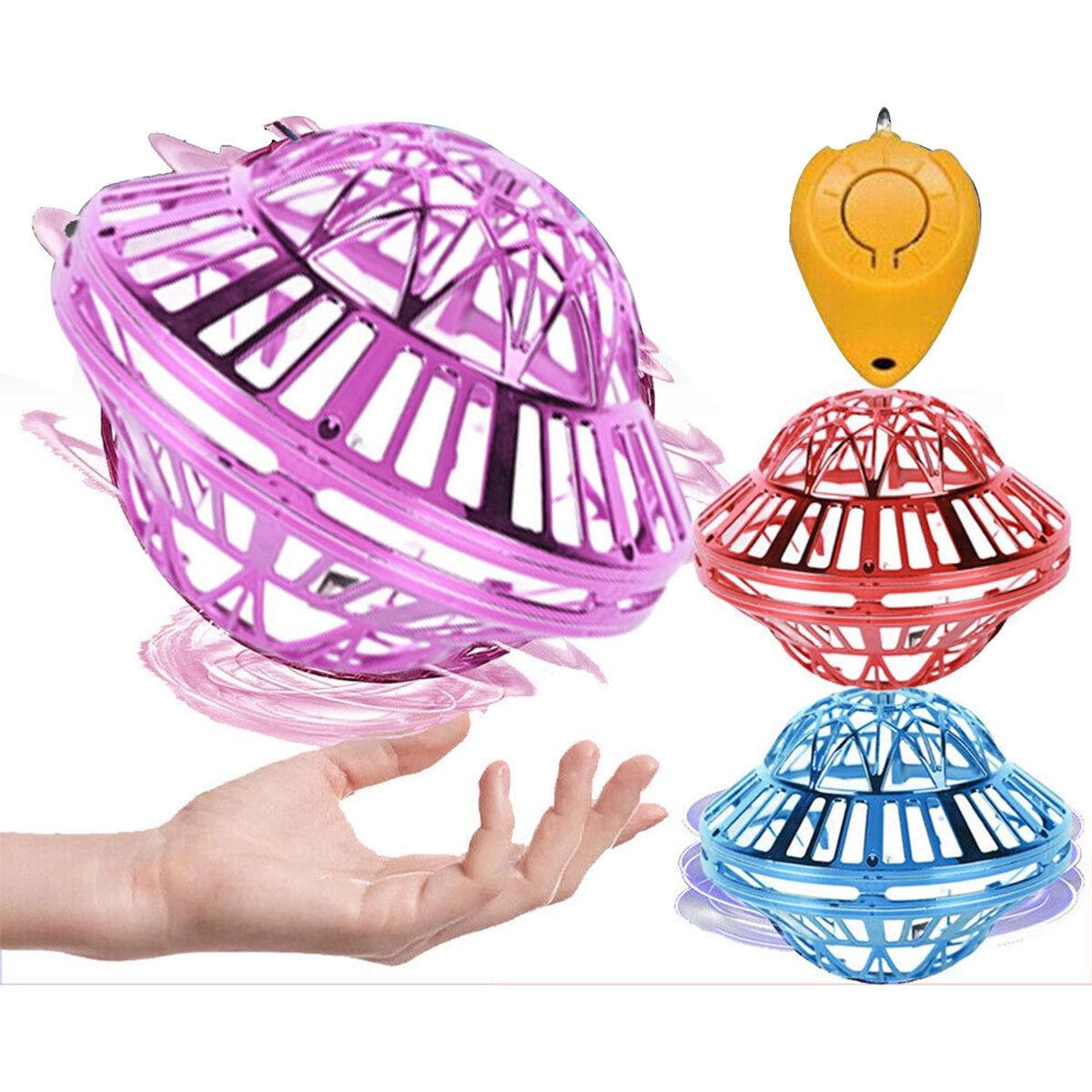 EDWINAYY - Flying Saucer Spinning Volador Toy Volador De Bolas Voladora