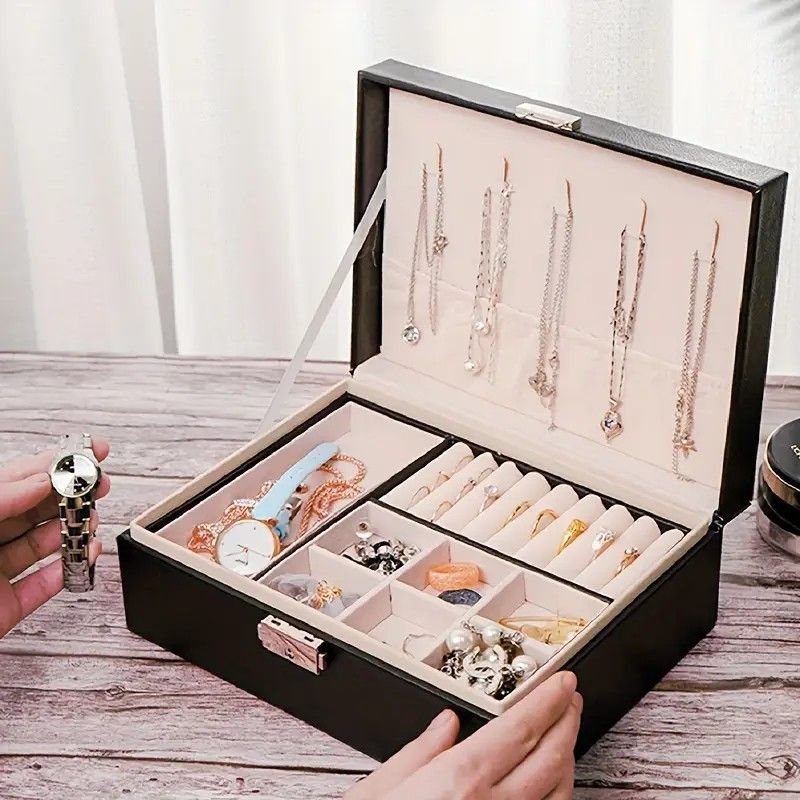 GENERICO - Joyero Organizador Estuche Para Joyería Caja Para Joyas