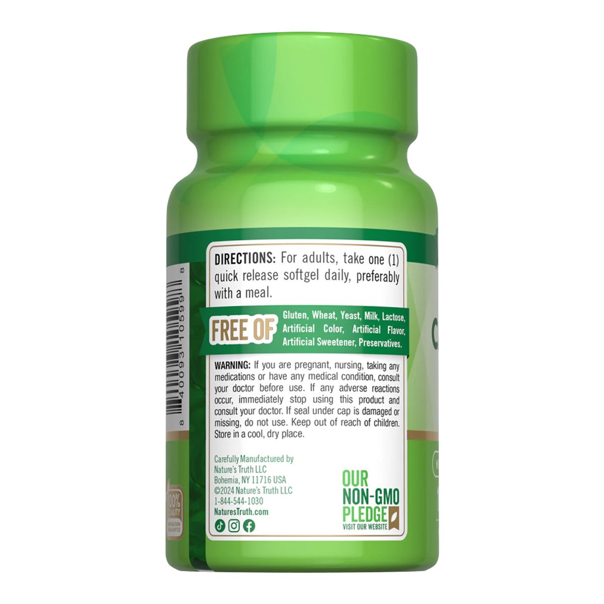 NATURE'S TRUTH - Betacaroteno 7500mcg 100 Capsulas Blandas Nature's Truth