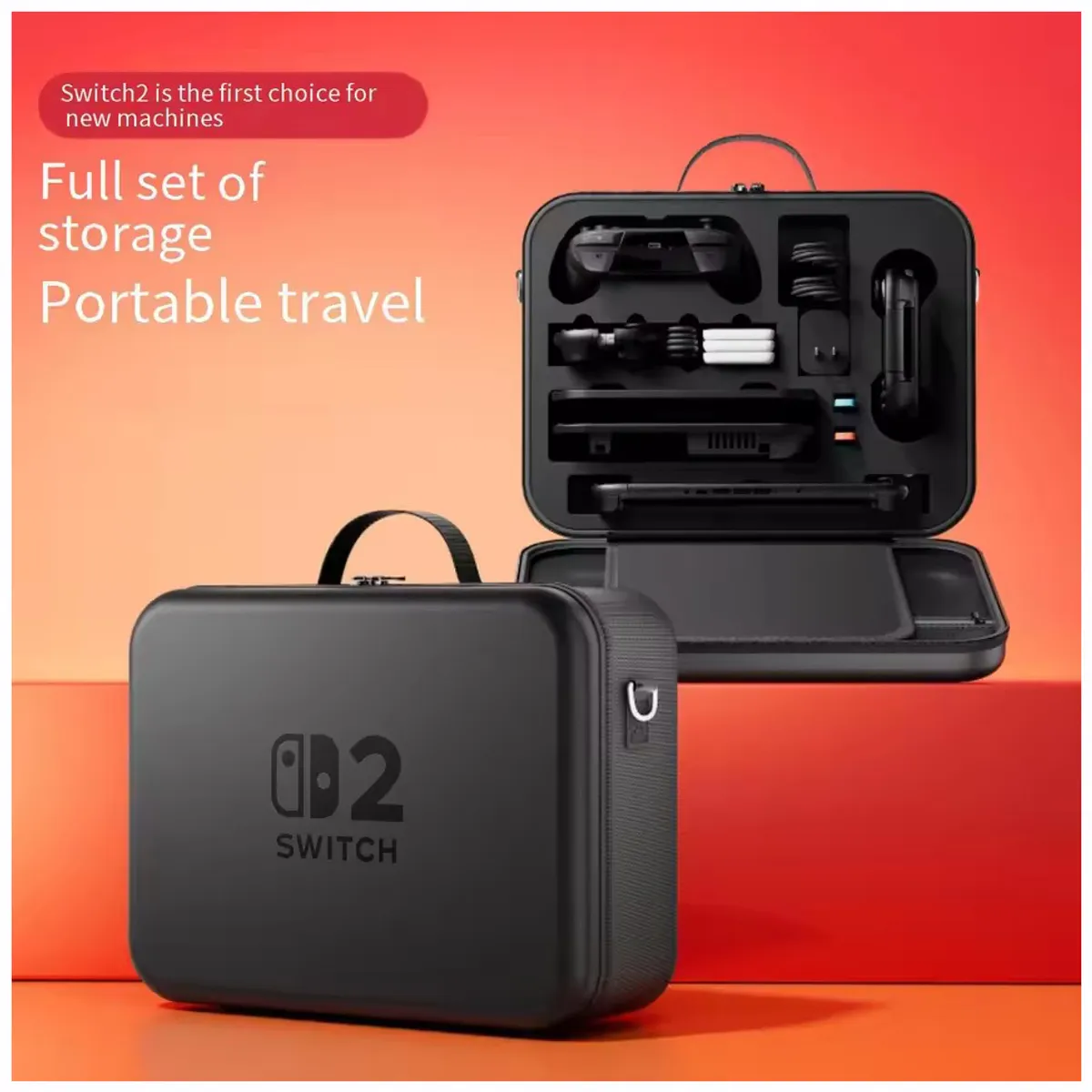 CORRERREY - Nintendo Switch 2 paquete de almacenamiento multifuncional portátil