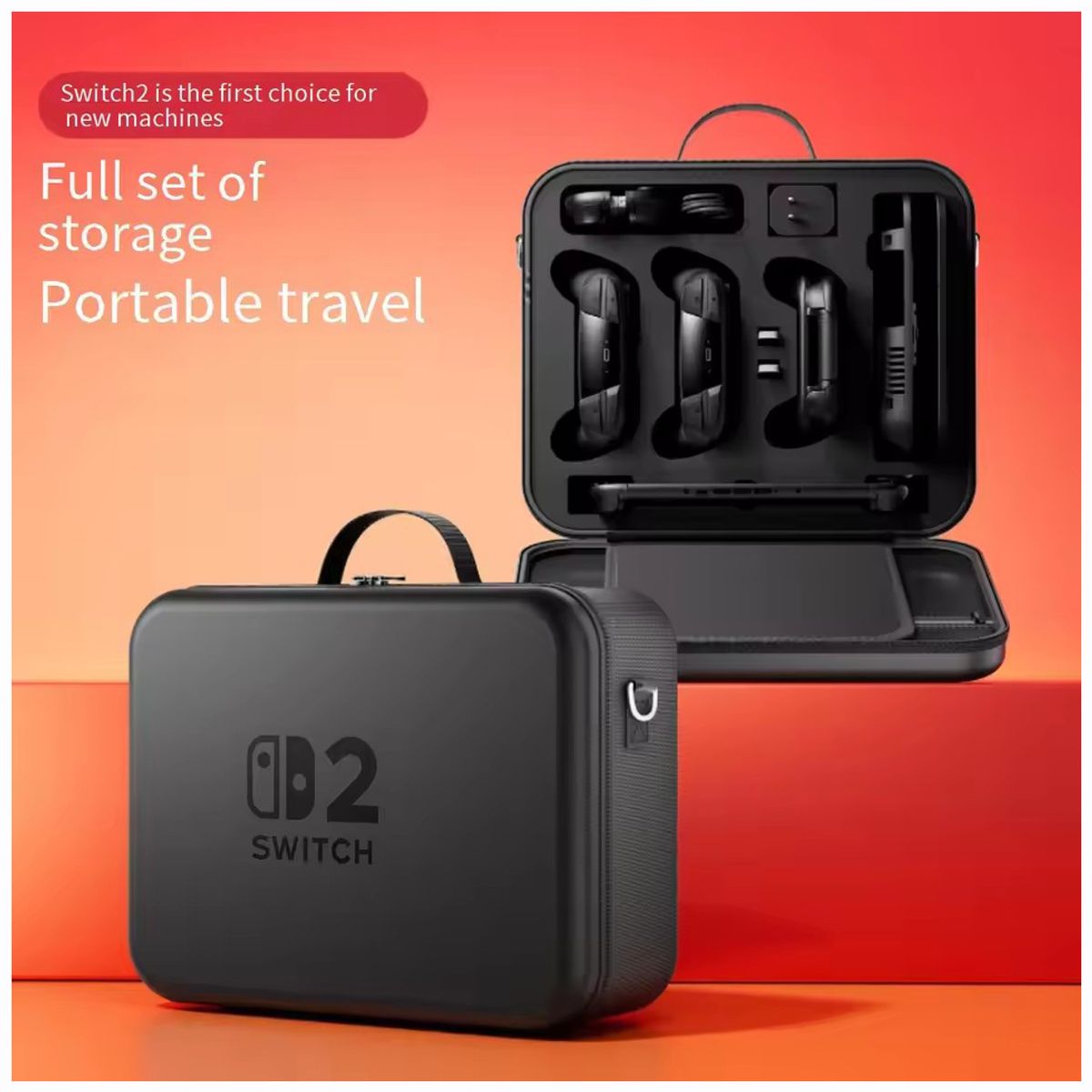 CORRERREY - Nintnedo Switch 2 paquete de almacenamiento multifuncional portátil