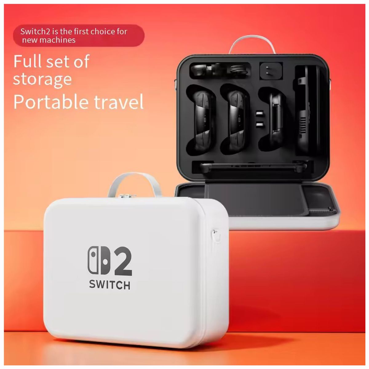 CORRERREY - Nintnedo Switch 2 paquete de almacenamiento multifuncional portátil