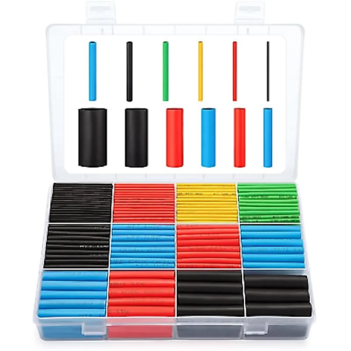 MALIK - Kit Termoencogible 560 pcs - Protección para Cables