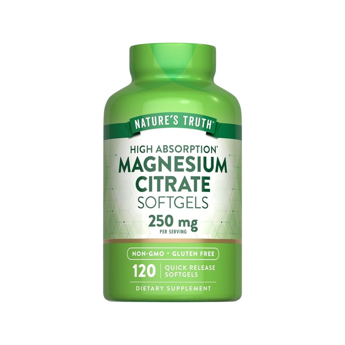 NATURE'S TRUTH - MAGNESIO CITRATO 250MG 60 SOFTGELS - NATURE'S TRUTH