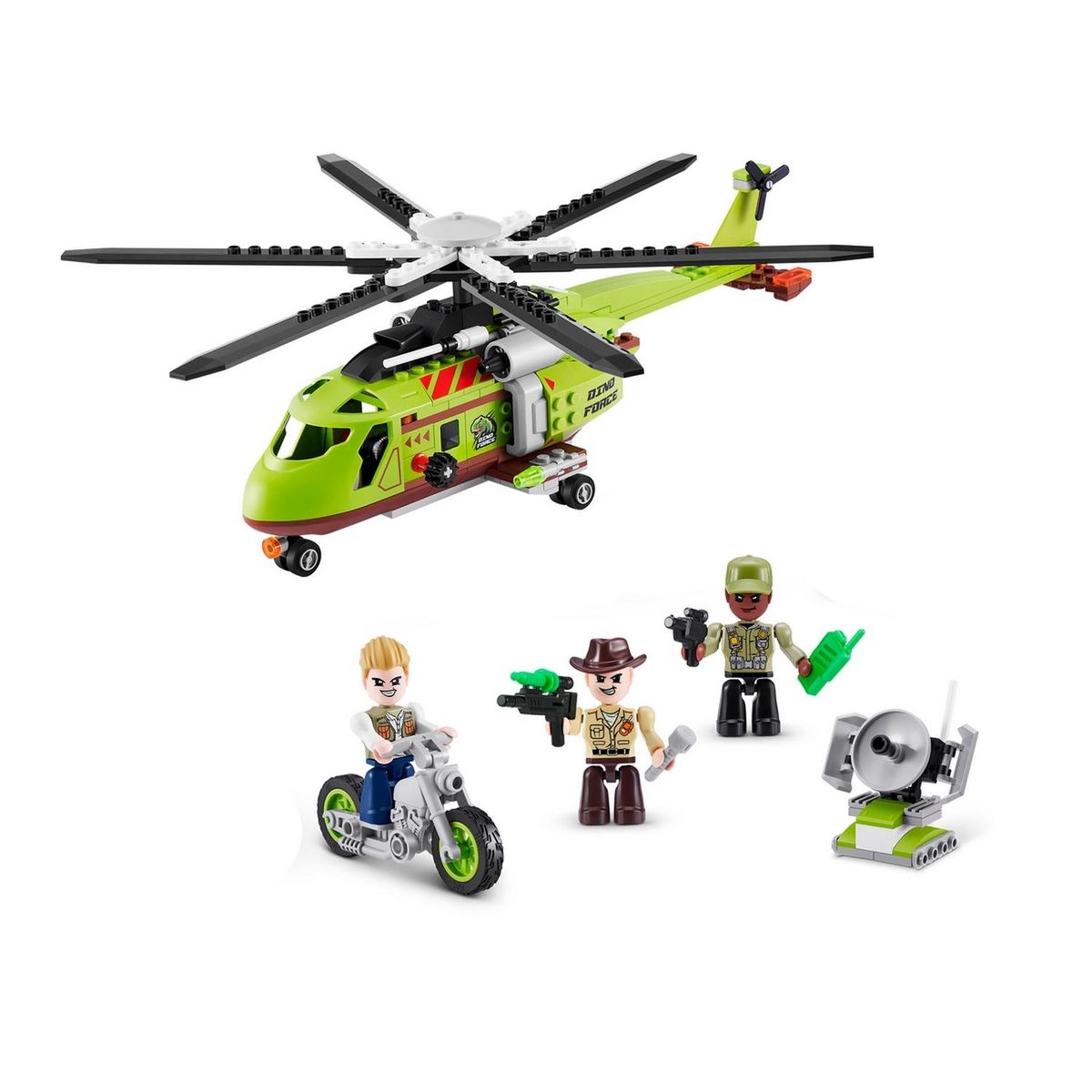 MAX - Set 571 Bloques Mas Dini Escape En Caja De Zuru