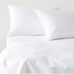 CANNON - Sabanas 2 Plazas 300 Hilos 100% Algodon WHITE