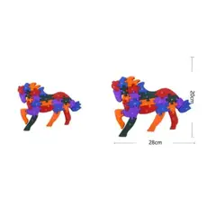 GENERICO - Puzzle Juguete Infantil En Forma De Caballo 20X27Cm