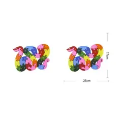 GENERICO - Puzzle Juguete Infantil En Forma De Serpiente 17X25Cm