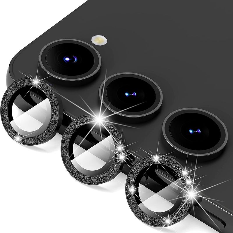 JOIGO - Protector Lente Camara Para Samsung S23 / S23 Plus Brillo Negro