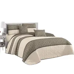 ANGELES DEL HOGAR - CUBRECAMA QUILT DE VERANO TF CON DISEÑO 2 PLAZAS