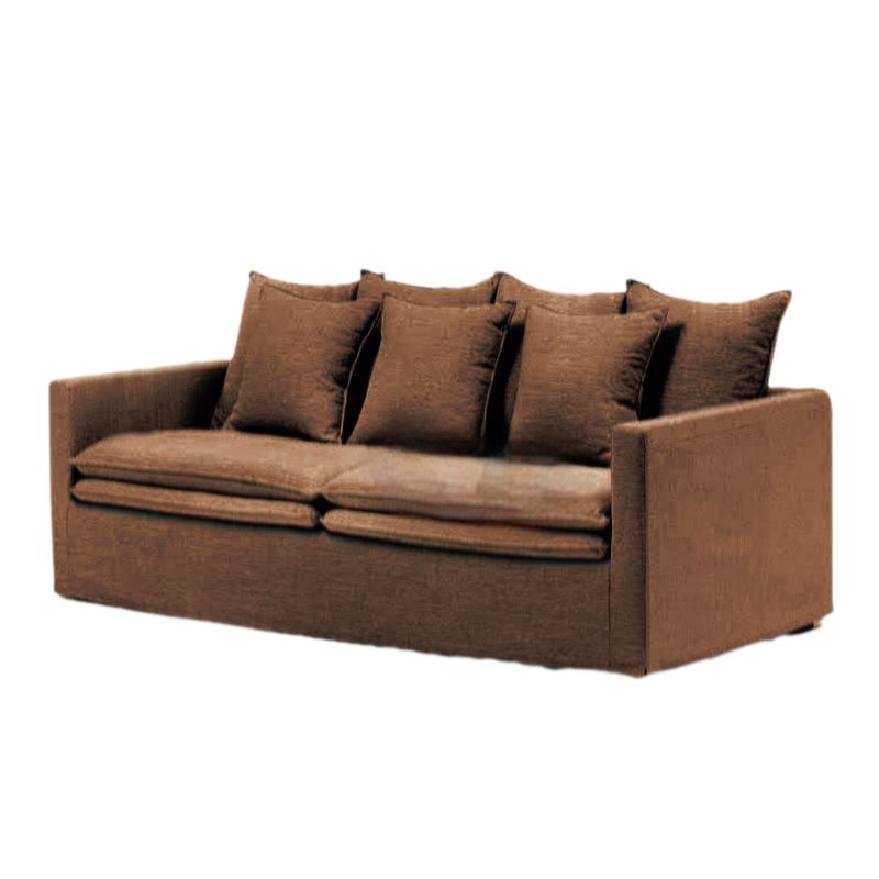 HORIZONTE URBANO - Sofa 3 cuerpos Cafe Isidora con fundas desmontables para Living