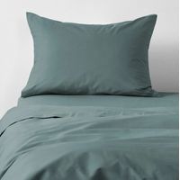 Sábanas 1.5 Plazas 180 Hilos Liso Turquesa