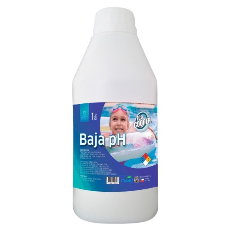 GENERICO - Baja Ph Para Piscina En Polvo 1kg Eco Cooper Nobel