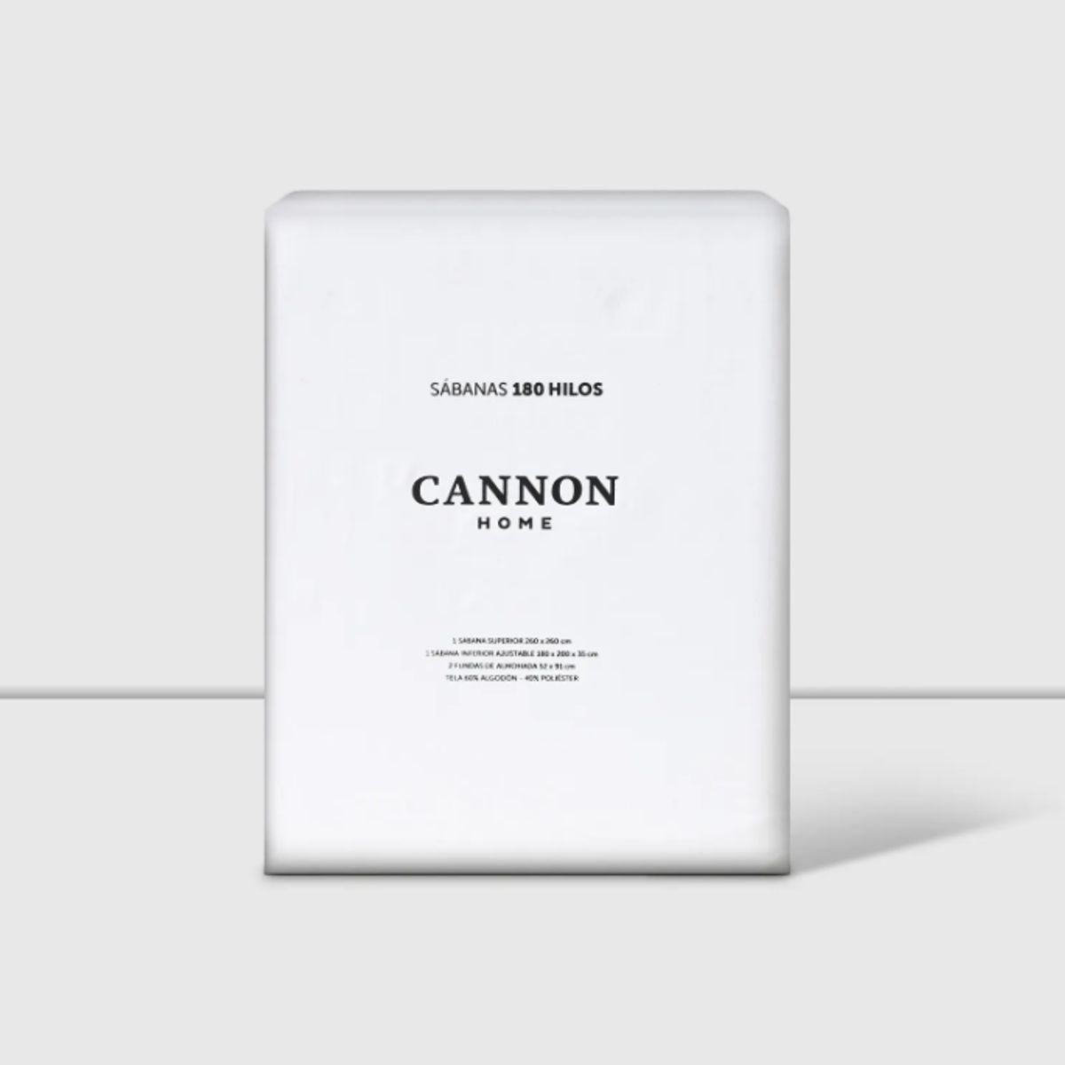 CANNON - Sabana Cannon King 180 Hilos Blanco