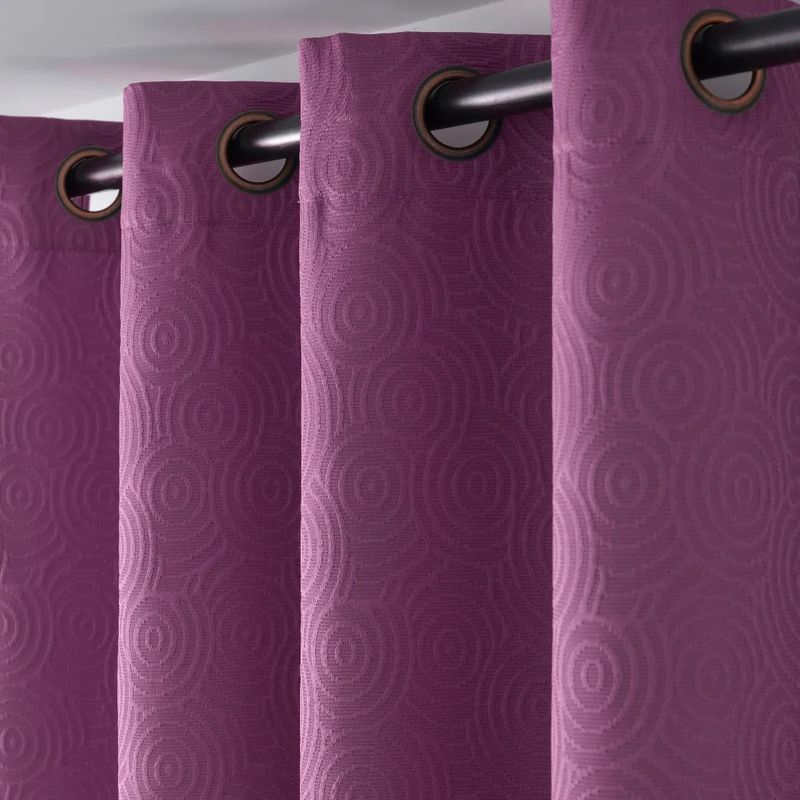 GENERICO - Cortinas Hogar Telas Brocato 2 Panos 140x220 Cm A9782