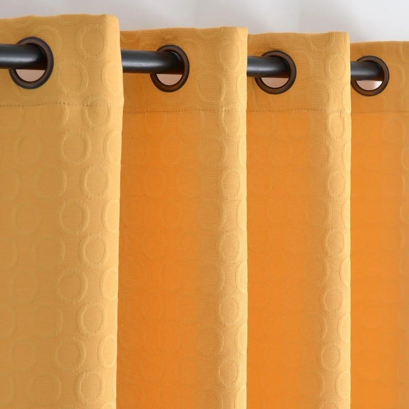 GENERICO - Cortinas Hogar Telas Brocato 2 Panos 140x220 Cm A9782