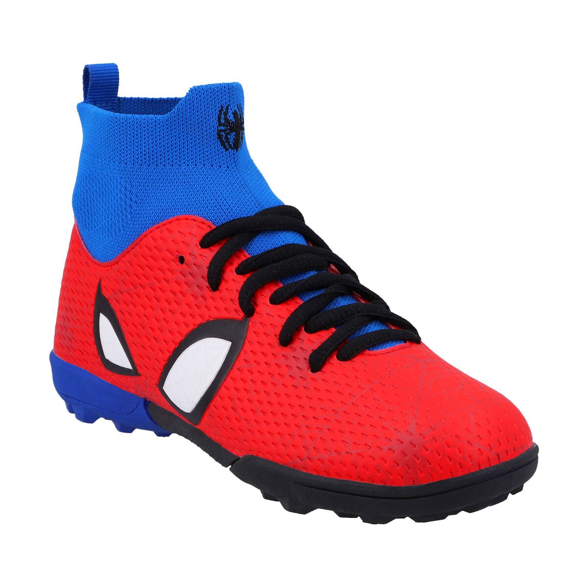 MARVEL - Zapato de Futbolito Niño Spider-Man Botín Red/Blue
