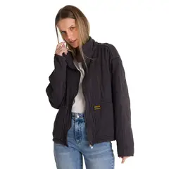 CAT - Chaqueta Mujer Cozy Quilted Oversized Azul