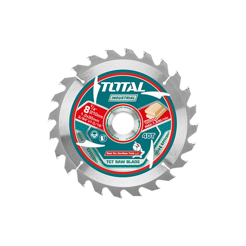 TOTAL TOOLS - Disco de Sierra 210mm 40T Total