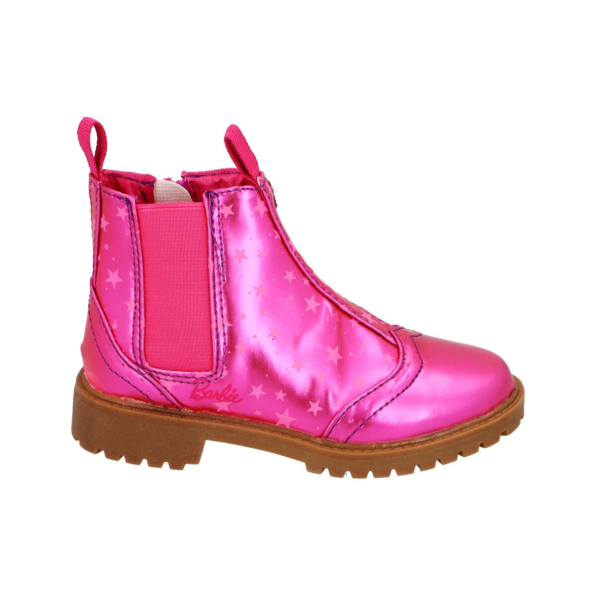BARBIE - Botín Niña Barbie Metalizado Estrellas