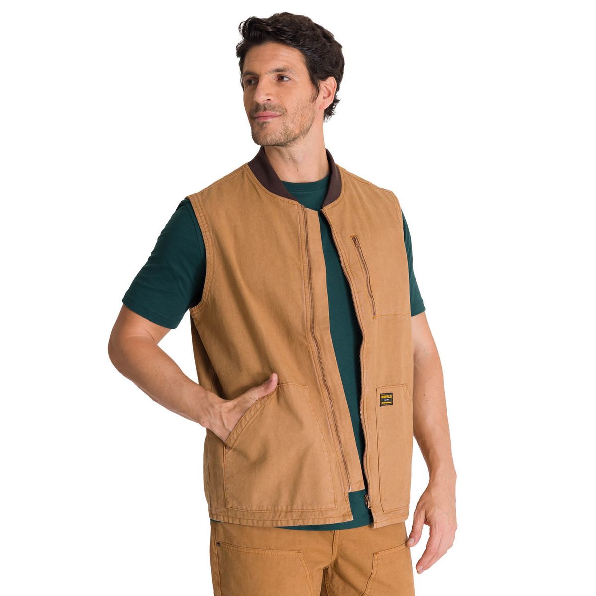 CAT - Chaqueta Sin Mangas Hombre Utility Beige CAT