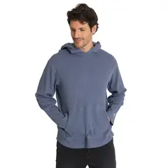 CAT - Polerón Con Gorro Hombre Waffle-Knit Gris