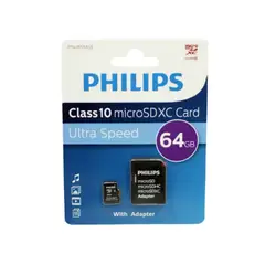 PHILIPS - Tarjeta De Memoria MicroSdXc 64gb Class 10 - PS