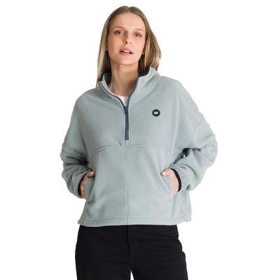 Imagen 1 del producto Polar Fleece Mujer Boxy Oversized Celeste