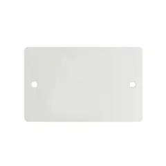 GENERICO - Tapa Ciega Rectangular PVC 116X74MM blanca