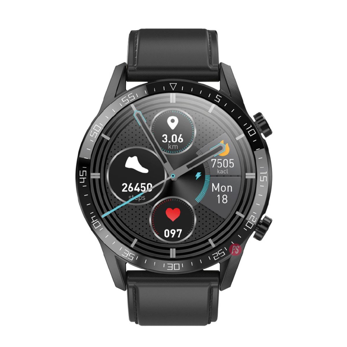 TECNOLAB - Reloj Smartwatch Diseño Formal Con Monitoreo De Salud - Ps