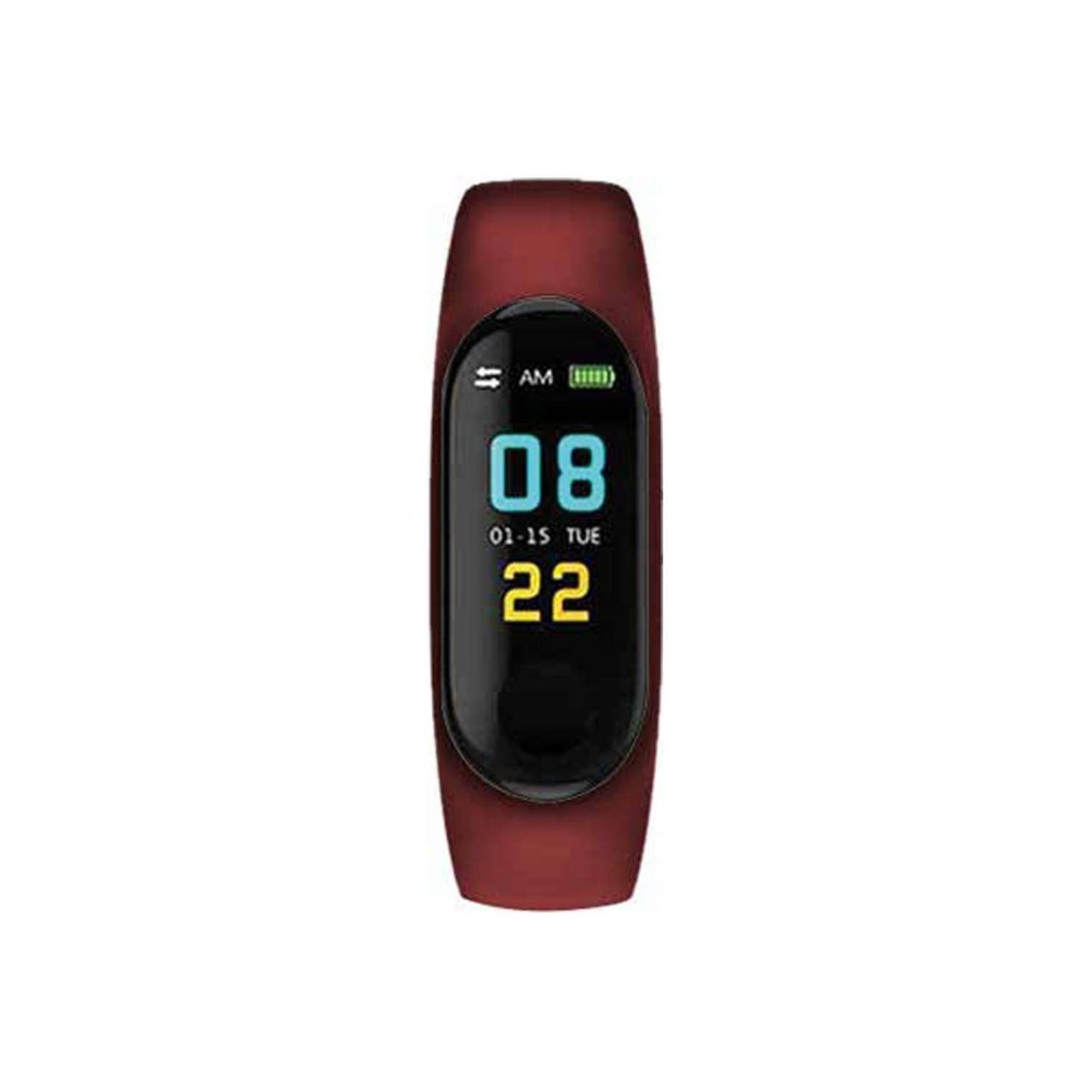 DBLUE - Smartband Bracelete Deportivo Fitness Tracker Color Rojo - PS