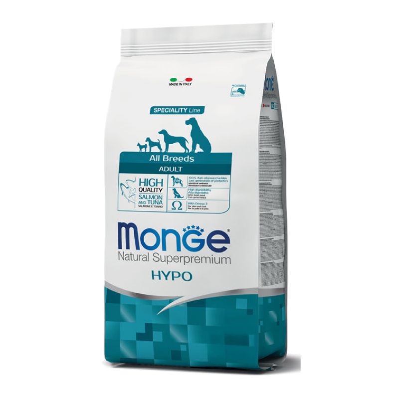 MONGE - Monge Alimento Perro Hipoalergenico Sabor Salmon Atun 2.5Kg