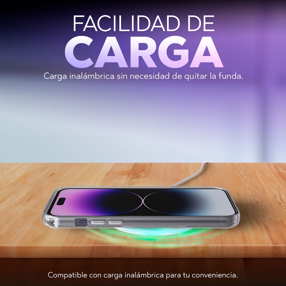 KBOD - Carcasa Transparente Acrílico Kbod Space Clear Para iPhone 13 Pro