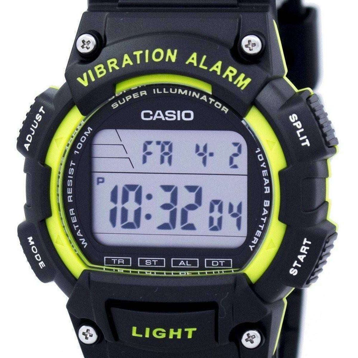 CASIO - RELOJ CASIO W736H-3A HOMBRE SPORT ALARMA VIBRACION SUMERGIBLE