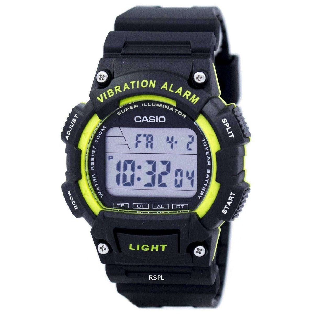 CASIO - RELOJ CASIO W736H-3A HOMBRE SPORT ALARMA VIBRACION SUMERGIBLE