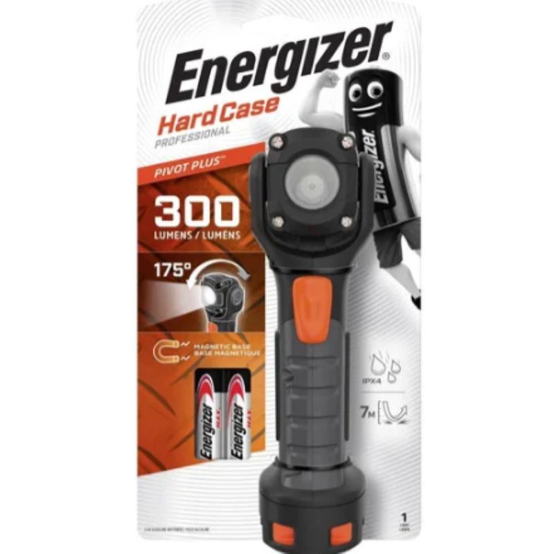 ENERGIZER - 1 X Linterna Energizer Hard Case Trabajo Led 300 Lumens
