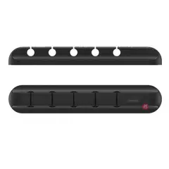 PUNTO STORE - Organizador De Cables Con 5 Ranuras Para Escritorio Pc - Ps