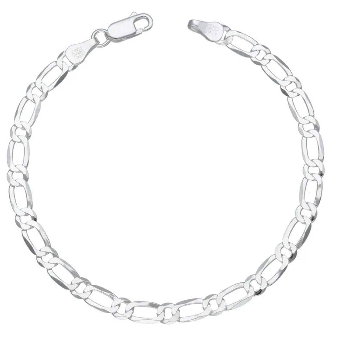 GENERICO - Pulsera Cartier Plata Italiana Hombre Masculino Unisex