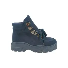 HERIEL - Botin Azul Plataforma Mujer