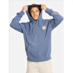 MAUI AND SONS - Poleron FZ Flowbay Azul Hombre