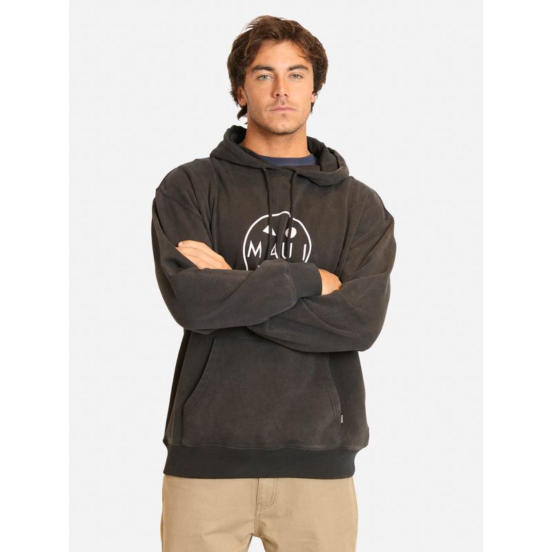 MAUI AND SONS - Poleron Canguro Zenkora Negro Hombre Maui And Sons - Negro