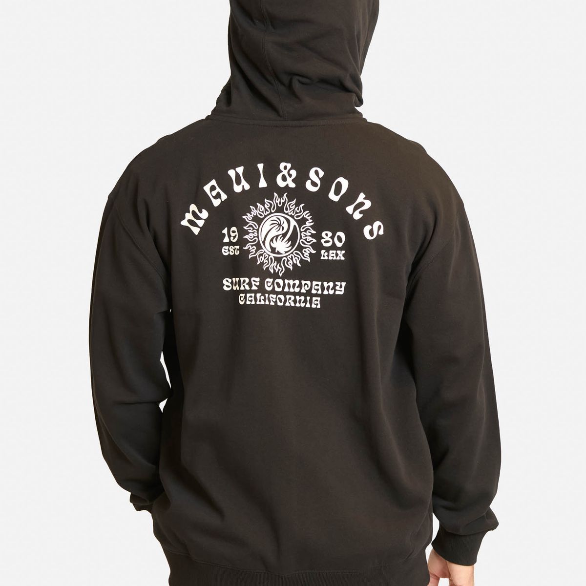 MAUI AND SONS - Poleron FZ Neptica Negro Hombre Maui And Sons - Negro