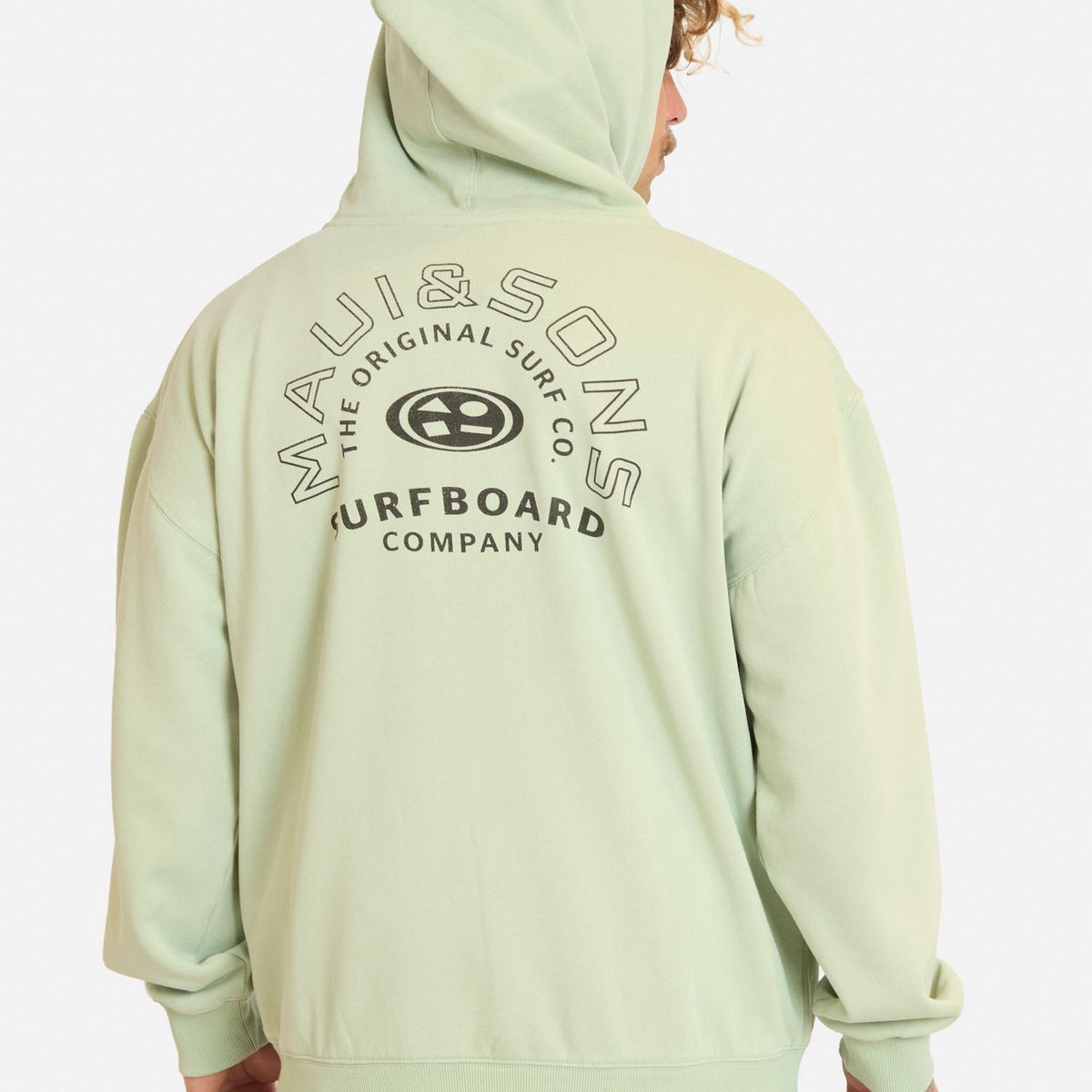 MAUI AND SONS - Poleron FZ Salitrex Verde Hombre Maui And Sons - Verde